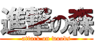 進撃の森 (attack on woods)