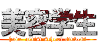 美容学生 (hair  artist school student)