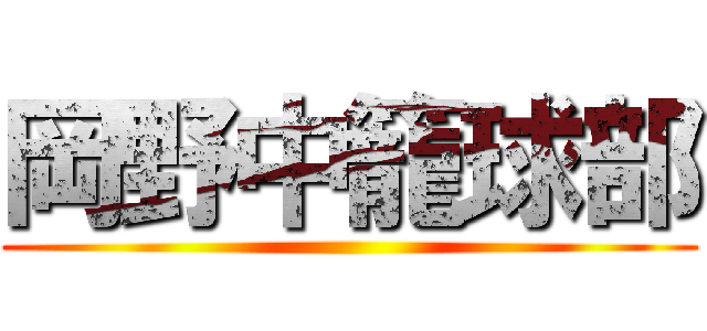 岡野中籠球部 ()