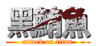 黑鮪魚 (attack on titan)