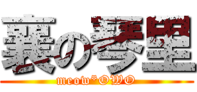 襄の琴里 (meow*OWO)