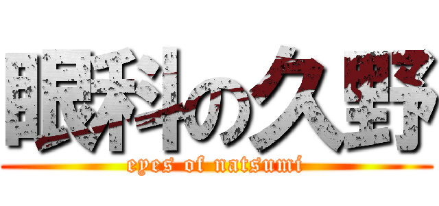 眼科の久野 (eyes of natsumi)