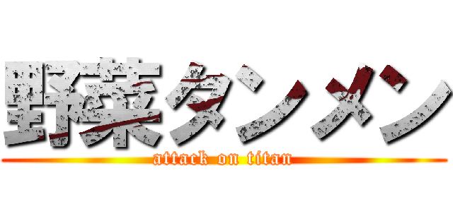 野菜タンメン (attack on titan)