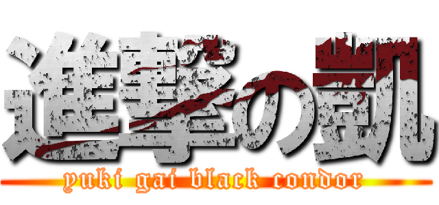 進撃の凱 (yuki gai black condor)