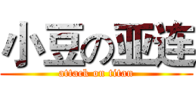 小豆の亚连 (attack on titan)
