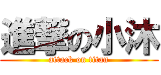 進撃の小沐 (attack on titan)