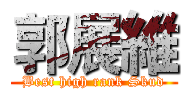 郭展維 (Best high rank Skud)
