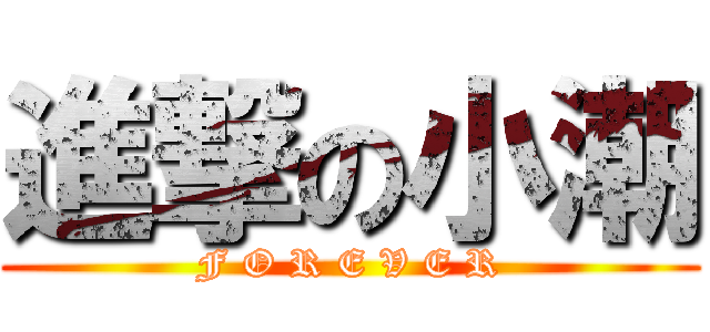 進撃の小潮 (F O R E V E R)