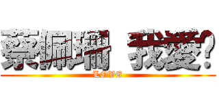 蔡佩珊 我愛妳 (LOVE)