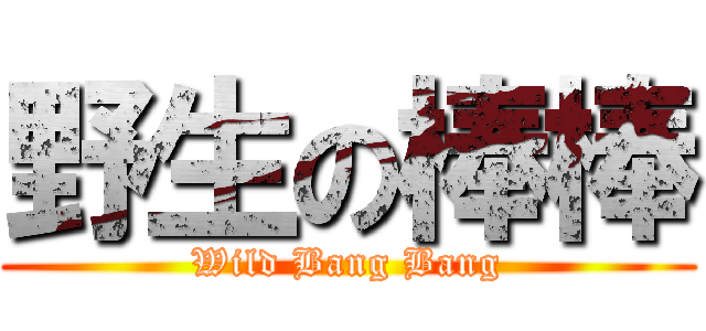 野生の棒棒 (Wild Bang Bang)