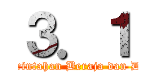 ３．１ (Latar Belakang Pemerintahan Beraja dan Demokrasi Beroalimen)