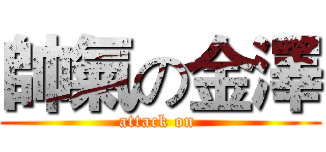 帥氣の金澤 (attack on )