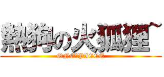 熱狗の火狐狸~ (ONE　PIECE)