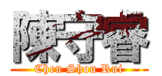 陳守睿 (Chen Shou Rui)