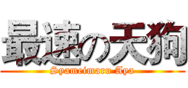 最速の天狗 (Syameimaru Aya)