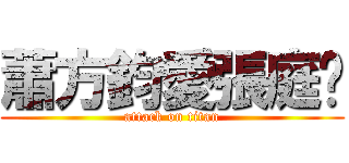 蕭方鈞愛張庭瑄 (attack on titan)