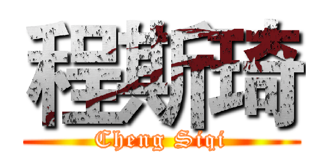 程斯琦 (Cheng Siqi)