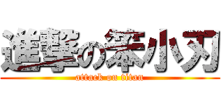 進撃の笨小刃 (attack on titan)