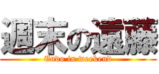 週末の遠藤 (Endo in weekend)