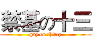 禁基の十三 (gay on thirty)