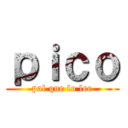 ｐｉｃｏ (pal que lo lee)