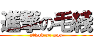 進撃の毛綫 (attack on mao)