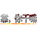 靠，你干嘛 (attack on titan)