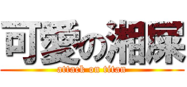 可愛の湘屎 (attack on titan)