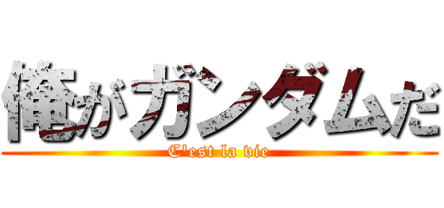 俺がガンダムだ (C'est la vie)