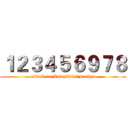 １２３４５６９７８ (attack on Industrial design)