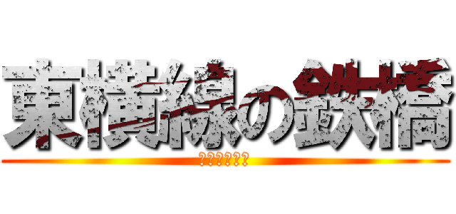 東横線の鉄橋 (渋谷～代官山)