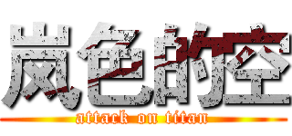 岚色的空 (attack on titan)