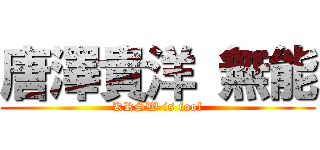 唐澤貴洋 無能 (KRSW is fool)