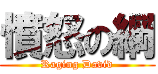 憤怒の綱 (Raging David)
