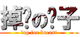 掉线の奶子 (lag for breast)