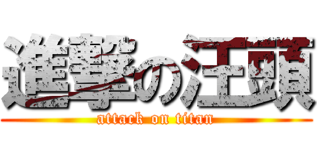 進撃の汪頭 (attack on titan)
