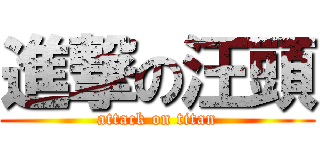 進撃の汪頭 (attack on titan)