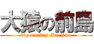 大猿の前島 (big monkey Maejima)
