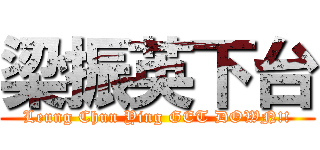 梁振英下台 (Leung Chun Ying GET DOWN!!)