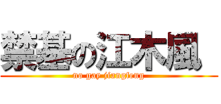 禁基の江木風  (no gay jiangfeng)