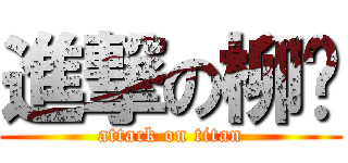 進撃の柳钢 (attack on titan)