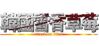 韓國雪香草莓 (attack on titan)