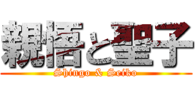 親悟と聖子 (Shingo & Seiko)