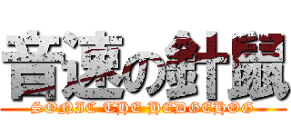 音速の針鼠 (SONIC THE HEDGEHOG)