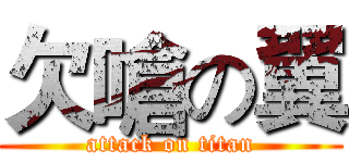欠嗆の翼 (attack on titan)