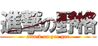 進撃の野格 (attack on yae ger)
