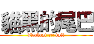 貓黑的尾巴 (blackcat on tail)