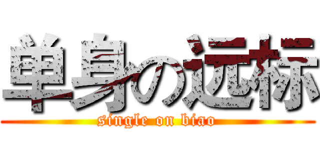 单身の远标 (single on biao)