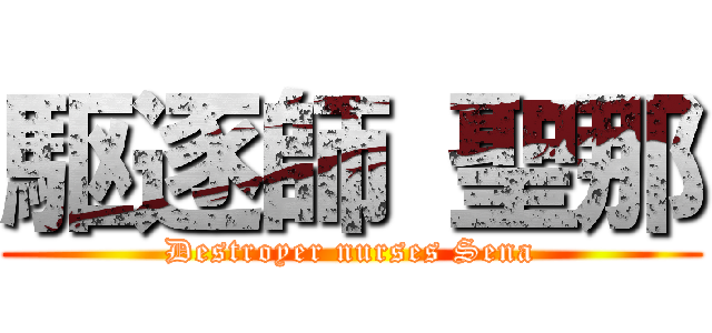 駆逐師 聖那 (Destroyer nurses Sena)