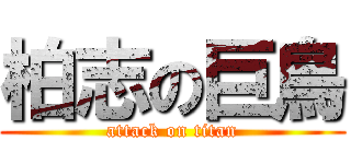 柏志の巨鳥 (attack on titan)